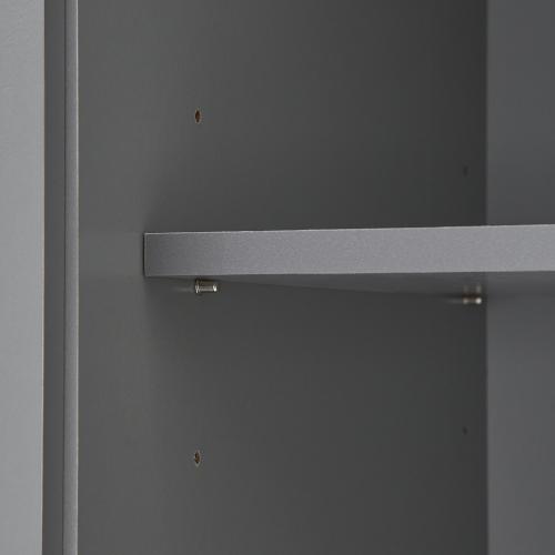 Essentials 3 Door Double Wardrobe With 2 Drawers Grey | TAD515 | 